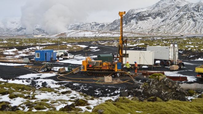 Icelandic Experiment 'turns waste CO2 to stone'