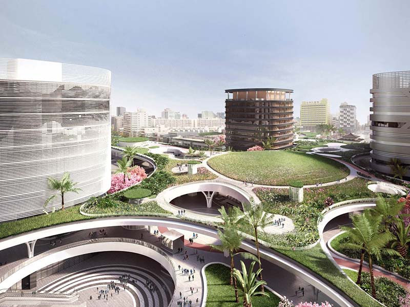 Mecanoo’s design for the new kaohsiung station revealed