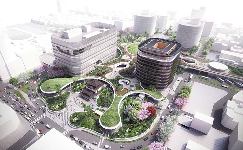 Mecanoo’s design for the new Kaohsiung Station revealed