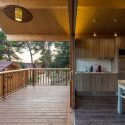 Wooden houses in cadiretes forest / dosarquitectes