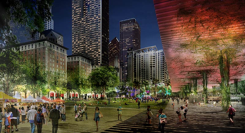 La's pershing square redesign goes to international agence ter team featuring los angeles architect rachel allen