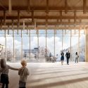 White arkitekter wins cultural centre in skellefteå with timber framed high-rise