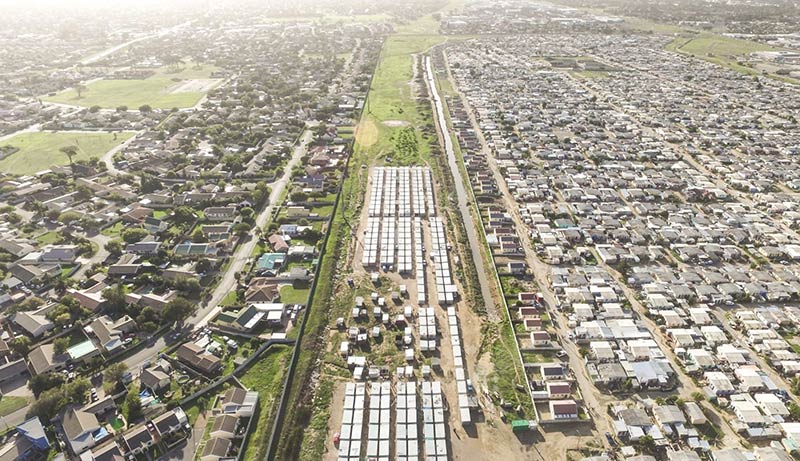 Drone images show the “architecture of apartheid” in Cape Town is still firmly in place