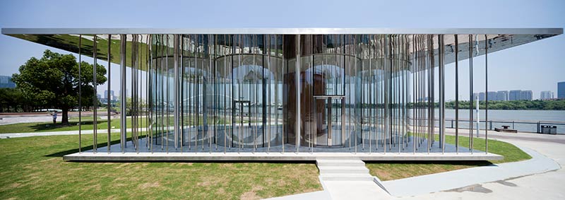 SHL Architects complete exhibition pavilion on the banks of the HuangPu River in Shanghai