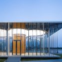 Shl architects complete exhibition pavilion on the banks of the huangpu river in shanghai