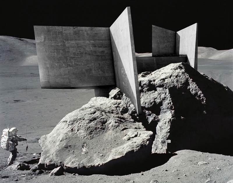 European space agency’s first artist in residence is building a temple for the moon