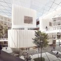 Henning larsen architects won the design of a new town hall in uppsala, sweden