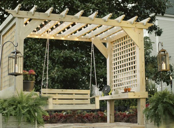 Short introduction to outdoor wooden structures – the pergola and sister structures