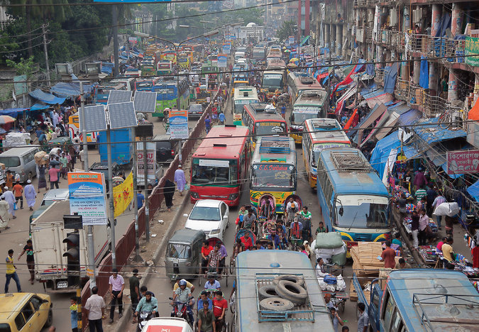 The Bangladeshi Traffic Jam That Never Ends