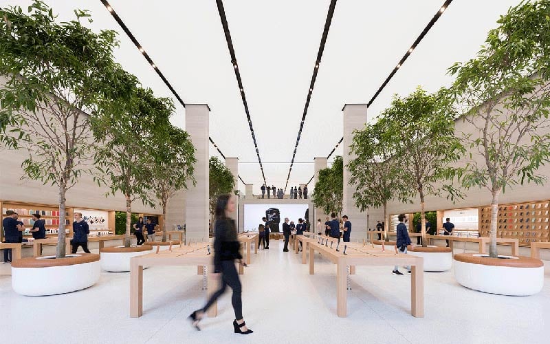 Reimagined apple regent street by foster + partners opens in london