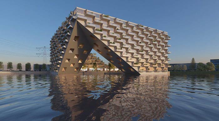 Big & barcode architects design new gateway in amsterdam
