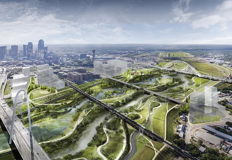 Dallas is to build america’s largest urban park