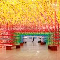 Forest of numbers at the national art center, tokyo by emmanuelle moureaux