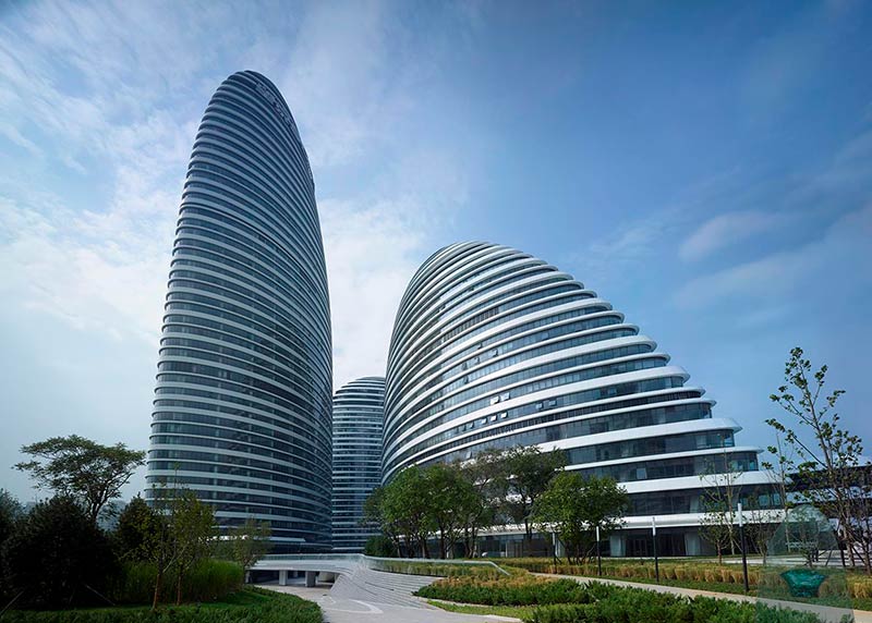 Wangjing soho by zaha hadid architects