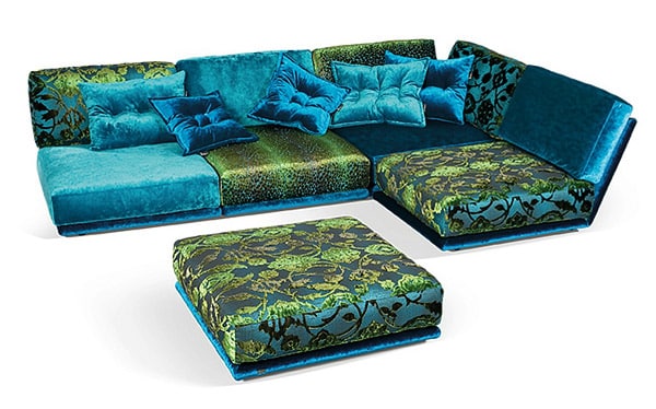 18 upholstered floor sofa
