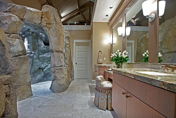 The ostentatious cave shower