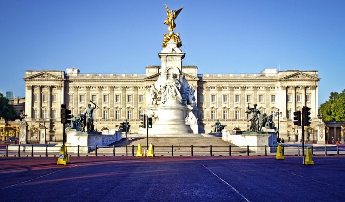 21. Buckingham palace, london