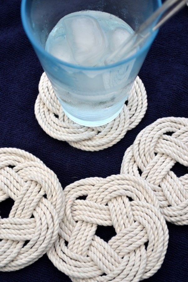 3 diy paracord coasters by ideastand