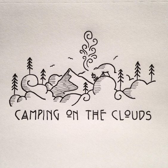 42. Camping on the clouds by david powell