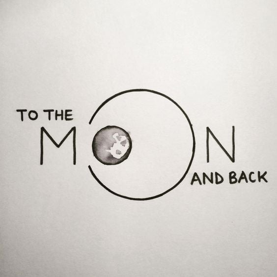 88.  to the moon and back in perfect circles