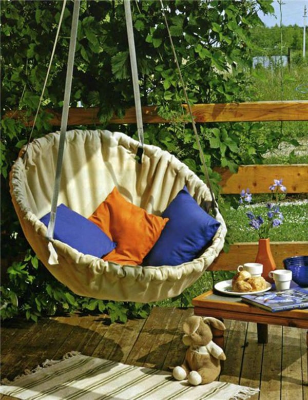 Round hammock diy hanging cradle