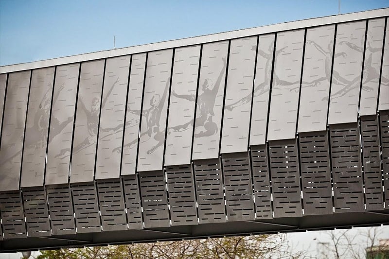 Artsy metal panels
