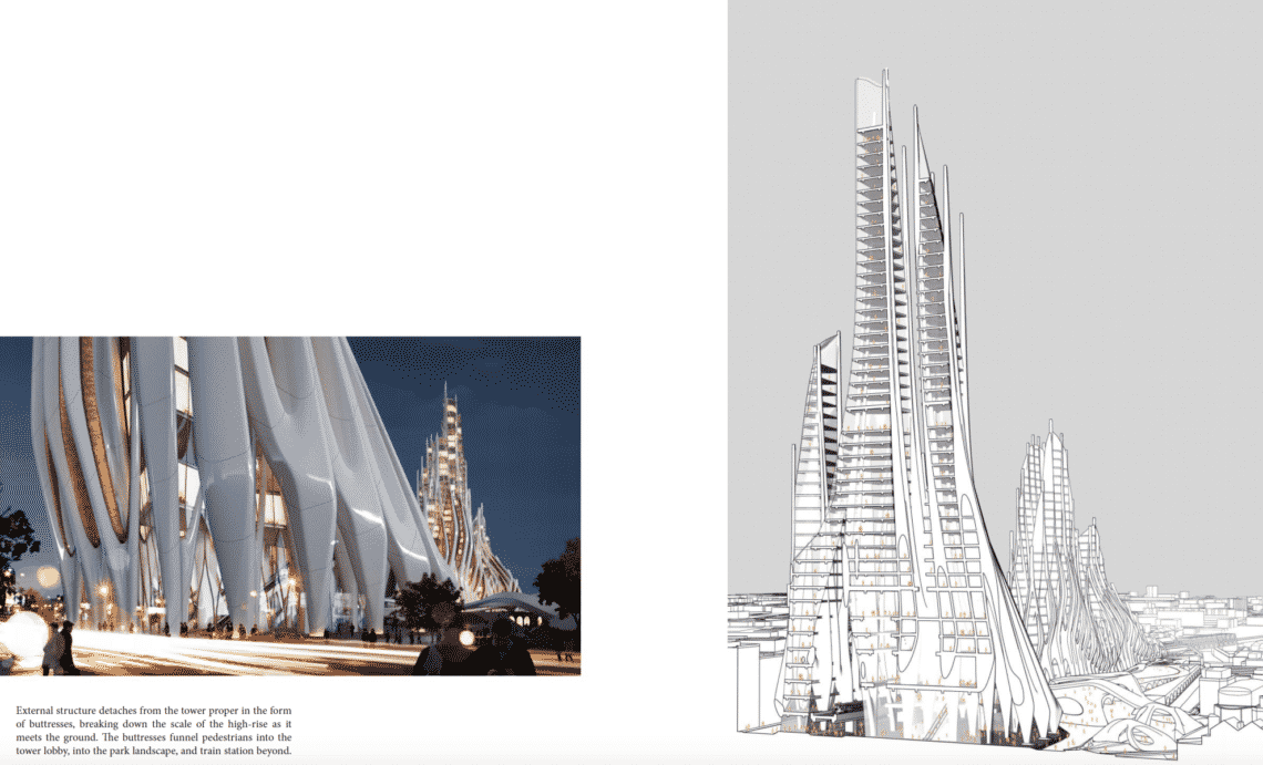 Jamie edindjiklian architecture portfolio example design and cover