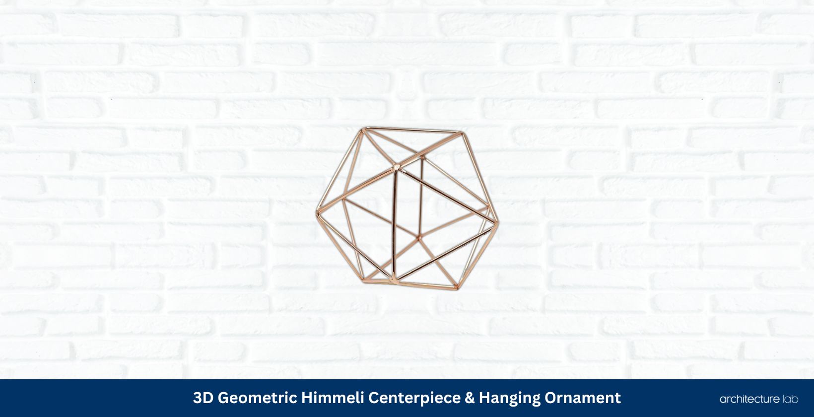 3d geometric himmeli centerpiece hanging ornament