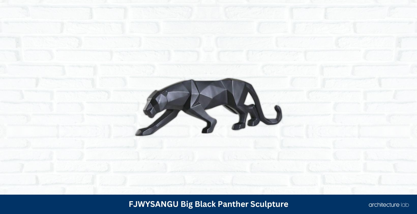 Fjwysangu big black panther sculpture bs002520180251