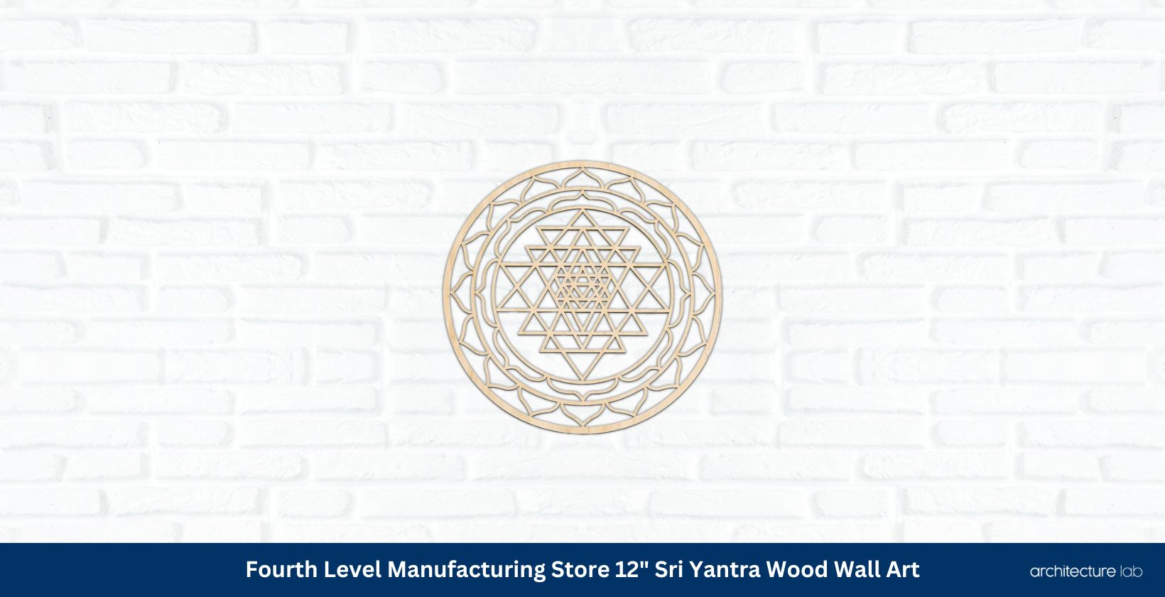 Fourth level manufacturing store 12 sri yantra wood wall art 06 0mdj 4a21