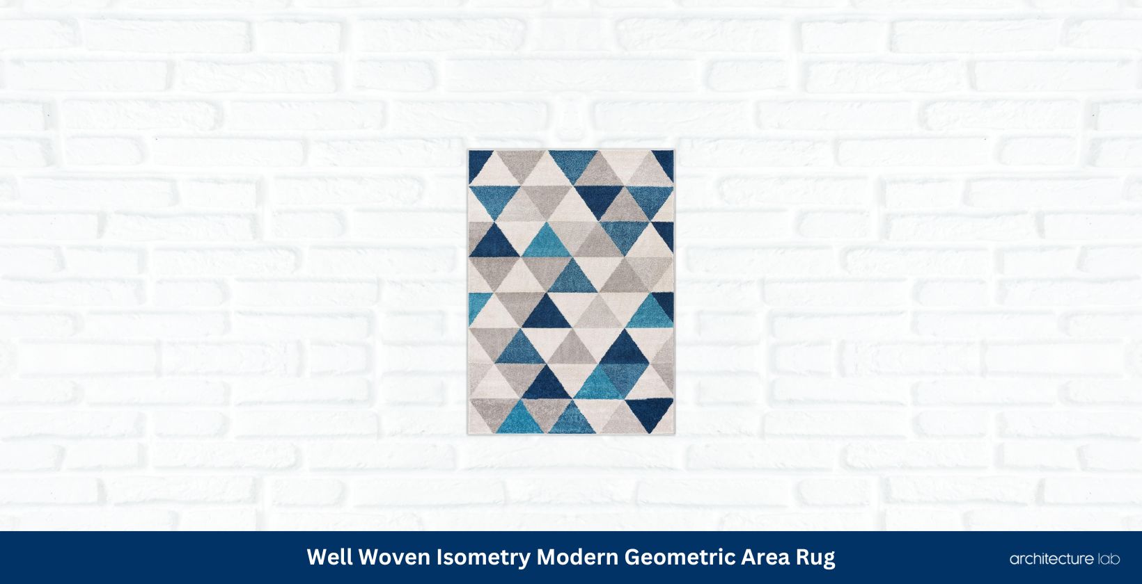 Well woven isometry modern geometric triangle pattern area rug p mc 66 5
