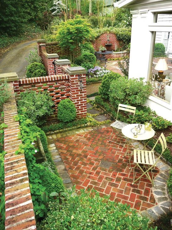 Brick patio ideas retreat