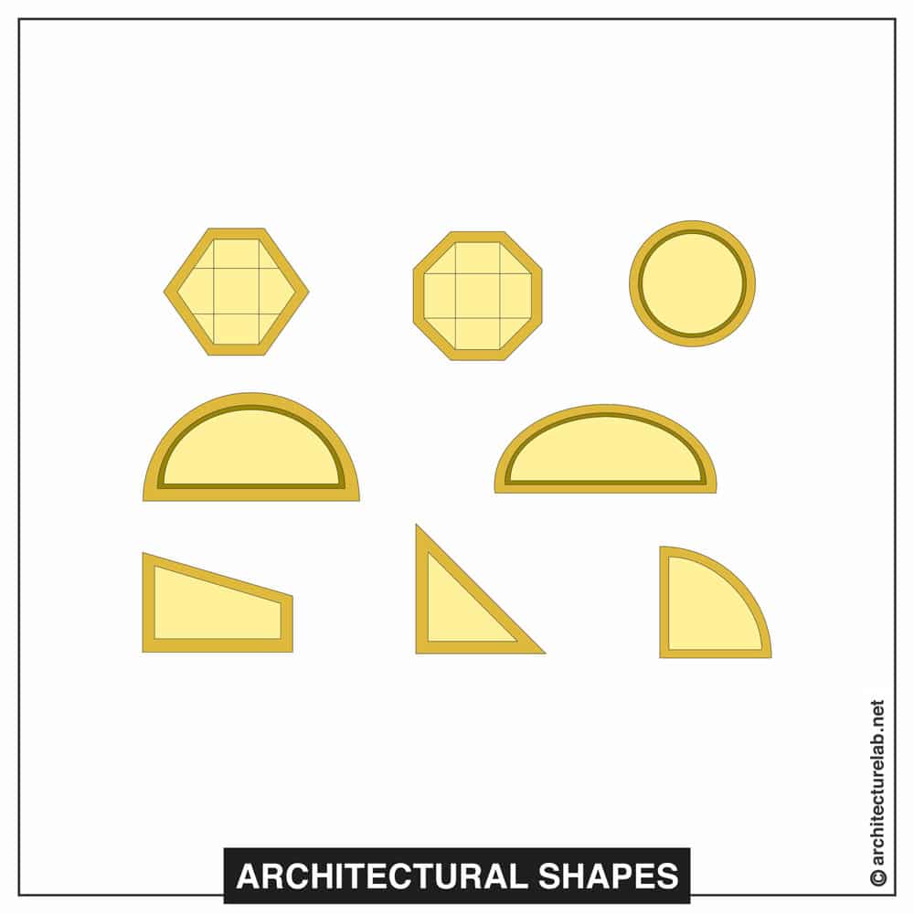 13 architectural shapes