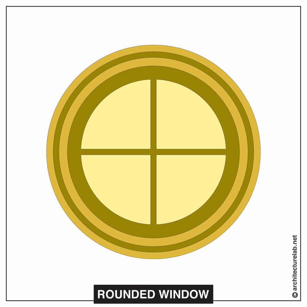 22 rounded window