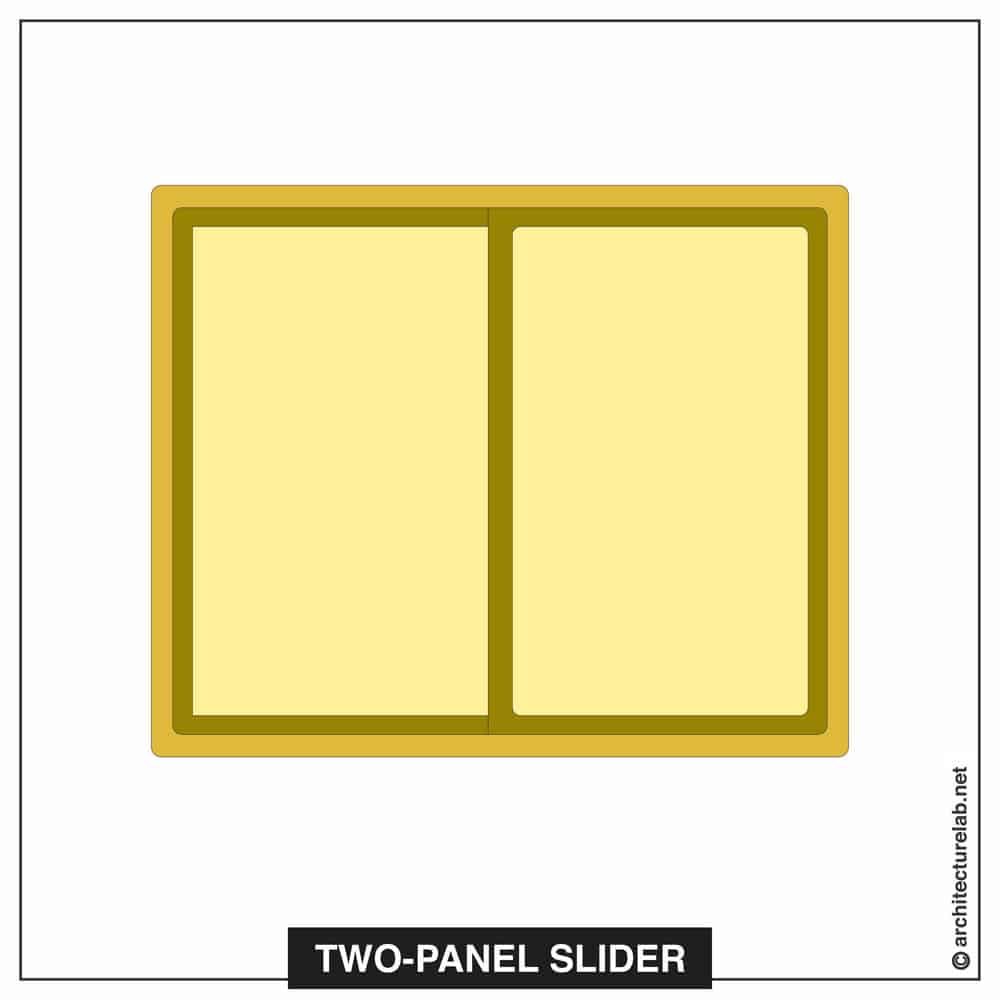 5 two panel slider