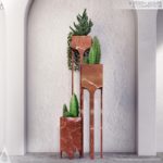 Heritage collection planter and tables by alexis cogul