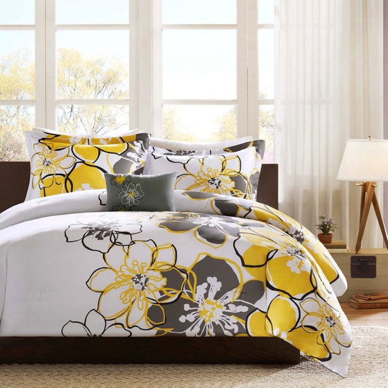 Large floral bedding