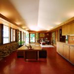 Frank lloyd wright style home in illinois
