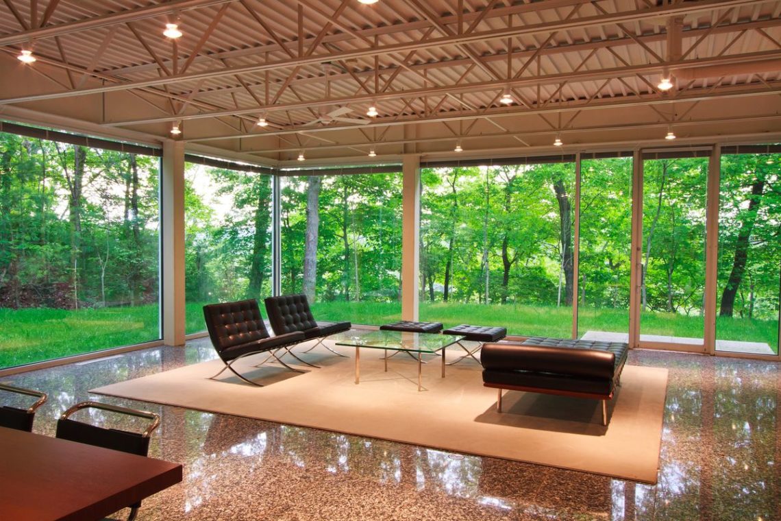 29 Mid-Century Homes – Exterior And Interior Examples &Amp; Ideas 254 Glass house in tennessee inspired by mies
