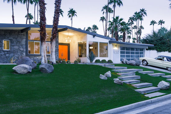 Mid-century house with oasis-like backyard by charles dubois