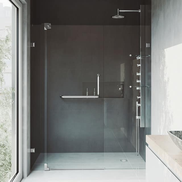 Contemporary shower door design