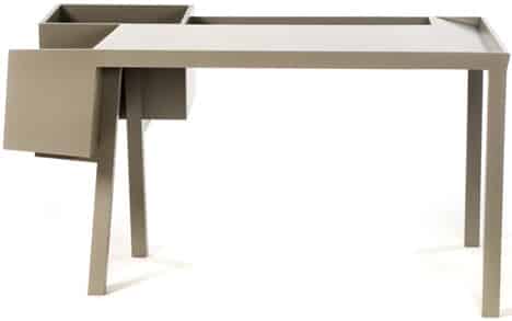 Messy desk intentional design