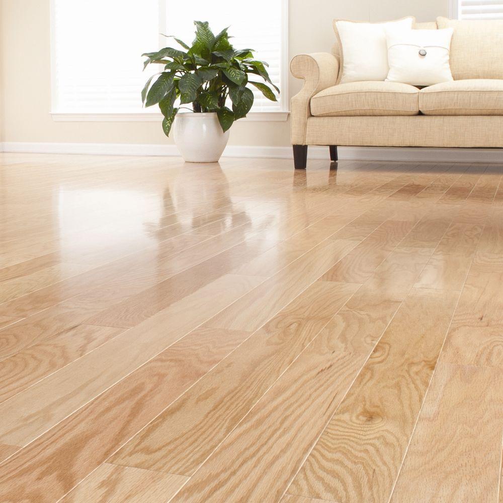 Red oak engineered wood flooring