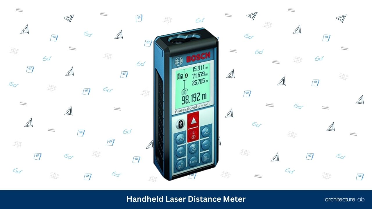 Handheld laser distance meter