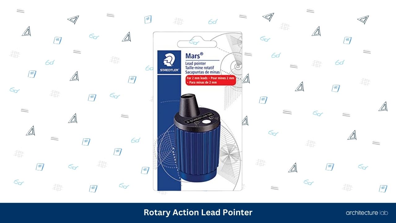 Rotary action lead pointer