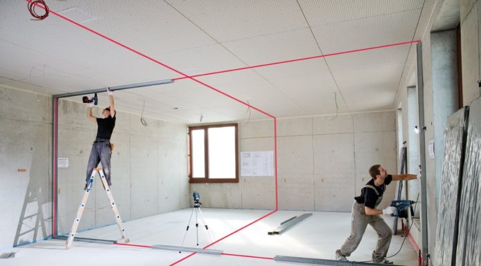 How to Install Ceiling Grid Perfectly Using Rotary Laser Level