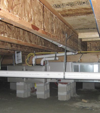 How to transform your crawl space into a storage area 1