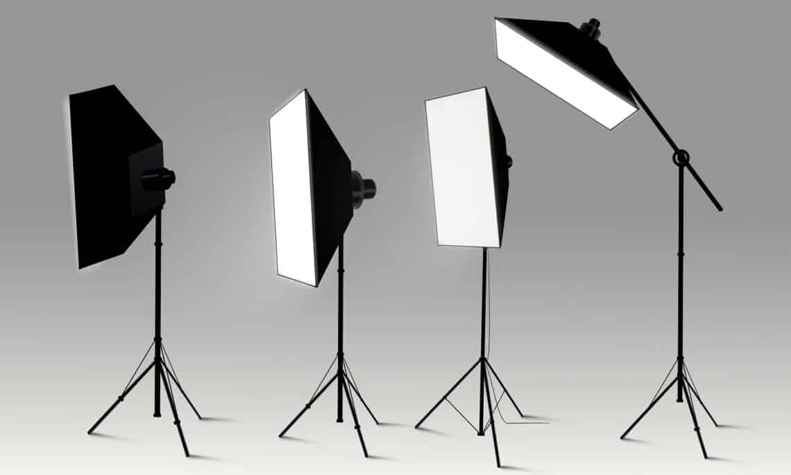 Spotlights realistic transparent background for show contest or interview vector illustration eps 10