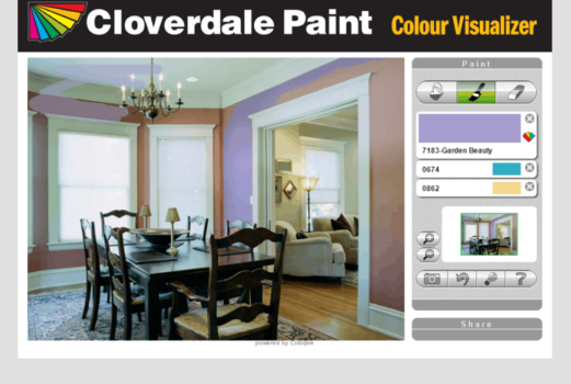 Cloverdale paint color visualizer