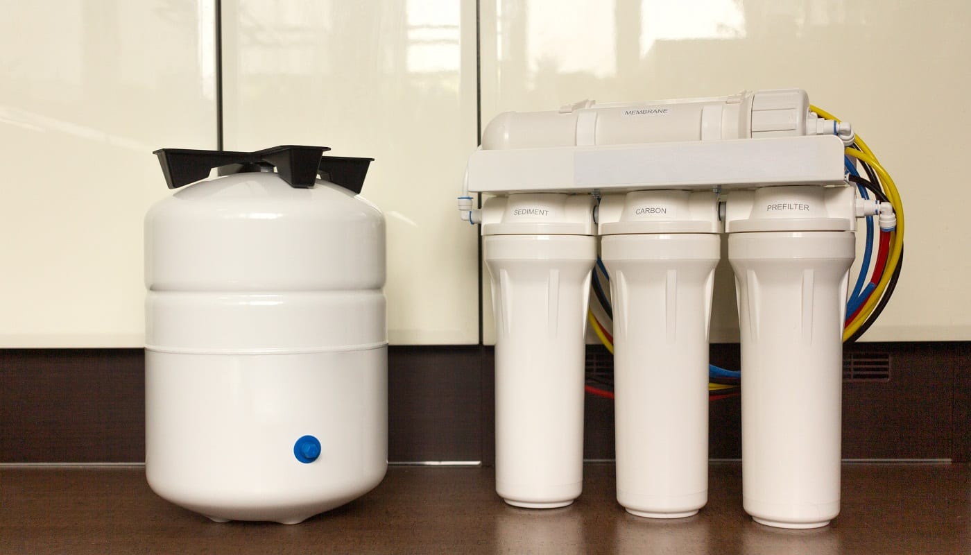 Water filter system or osmosis, water-purification, cartridges